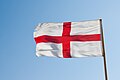 Flag of England via Wikimedia Commons English flag streaming to eft